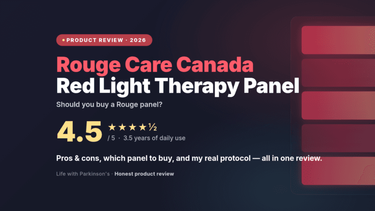 Rouge Care Canada review - red light therapy panel with a 4.5 out of 5 rating